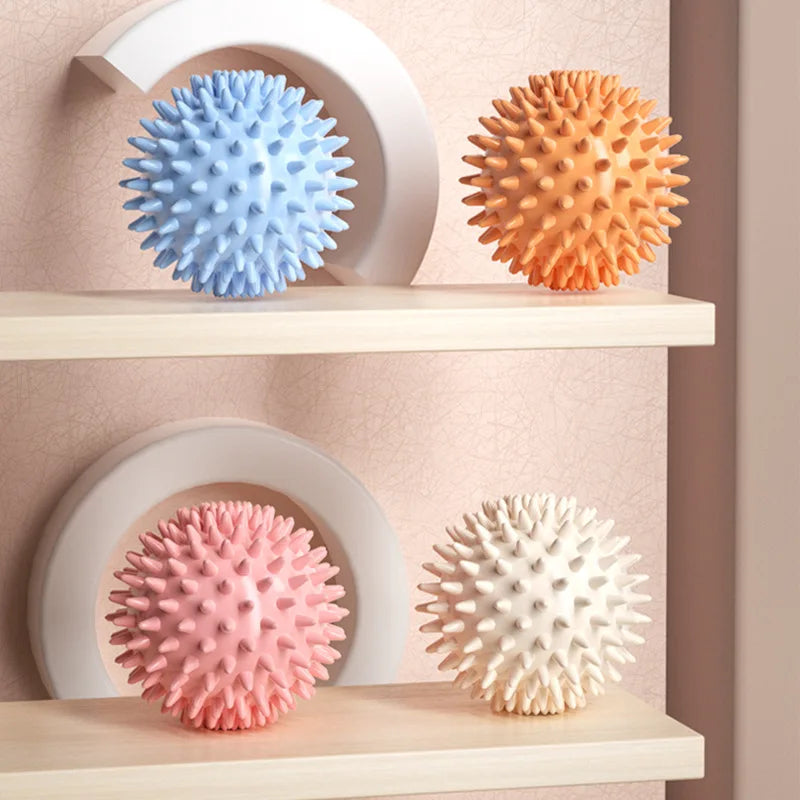 Durable Spiky Massage Ball Trigger Point Sport Fitness Hand Foot Pain Relief Plantar Fasciitis Reliever Hedgehog Balls 6cm