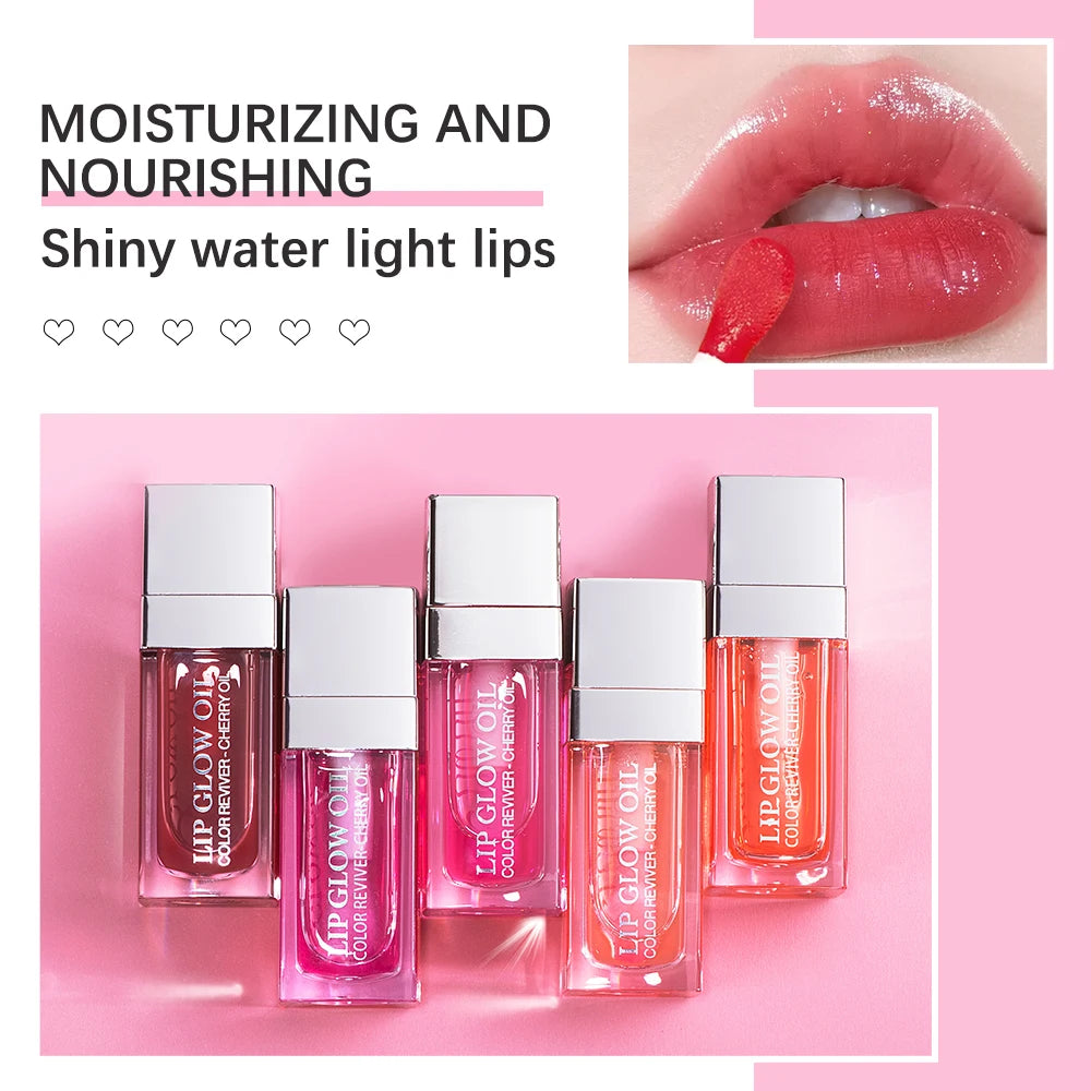 Moisturizing Lip Gloss for Plumping Exfoliating Pink Plumping