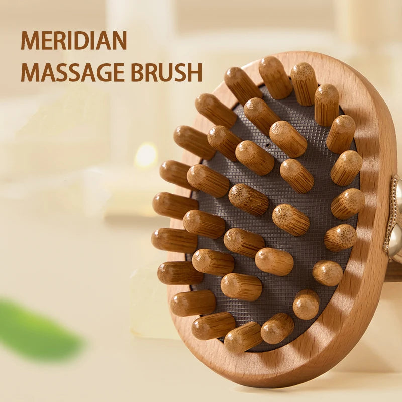 Meridian Wooden Brush Full Body Massage Tool