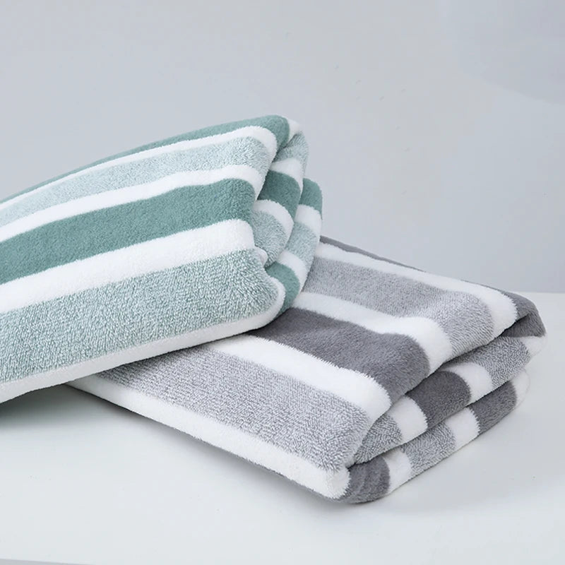 1 Pc Thickened Absorbent Bath Towel Soft Facial Towel for Home
