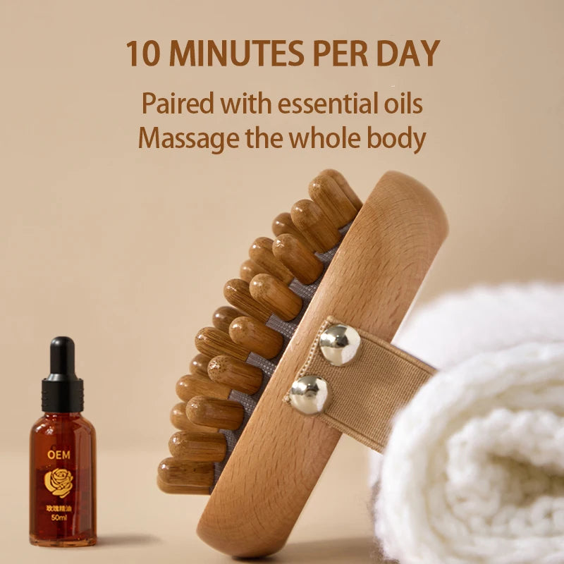 Meridian Wooden Brush Full Body Massage Tool