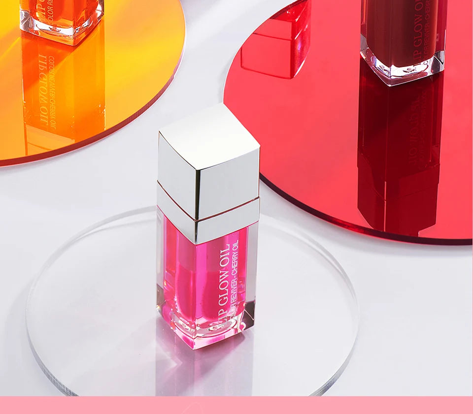 Moisturizing Lip Gloss for Plumping Exfoliating Pink Plumping