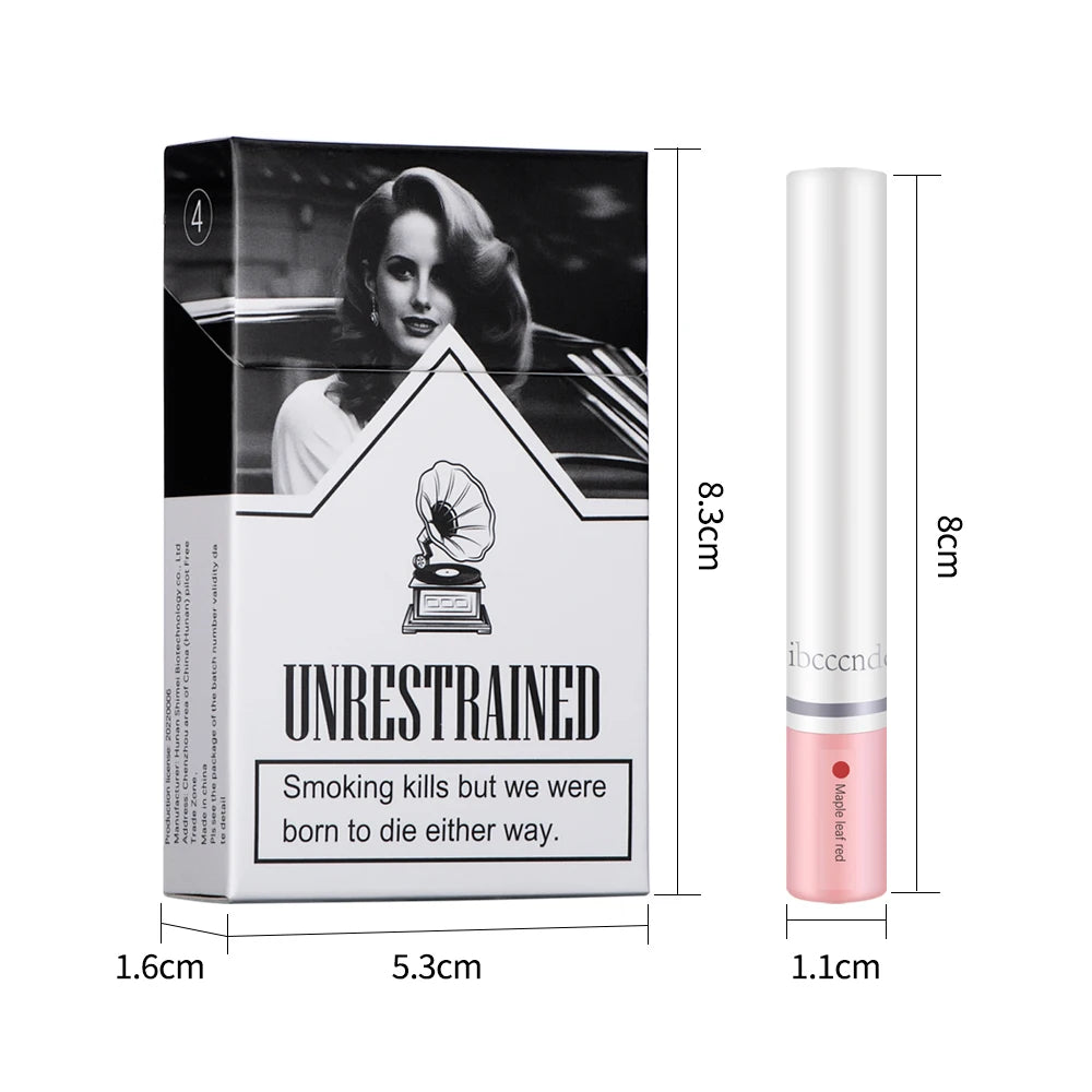 4 pcs/set Cigarette Lipstick Set Long Lasting Matte Lip Gloss Waterproof Nude Lip Tint