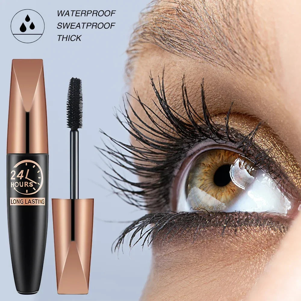 Black Waterproof Mascara Lengthens Eyelashes