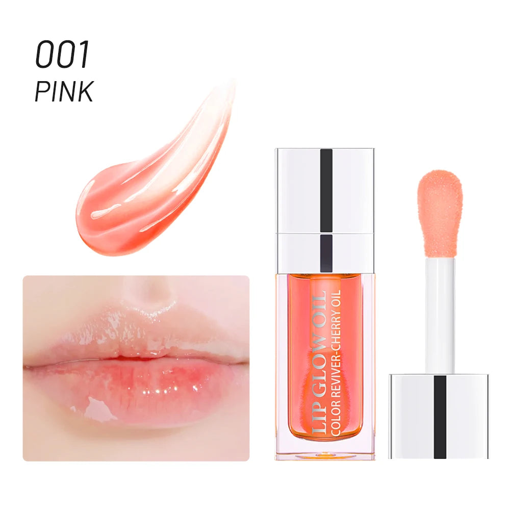 Moisturizing Lip Gloss for Plumping Exfoliating Pink Plumping