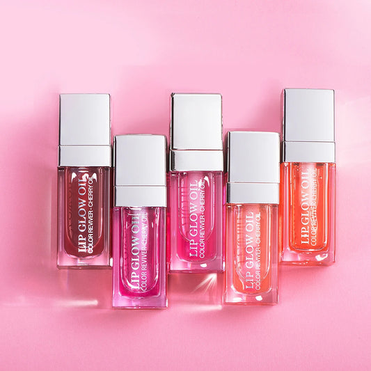 Moisturizing Lip Gloss for Plumping Exfoliating Pink Plumping