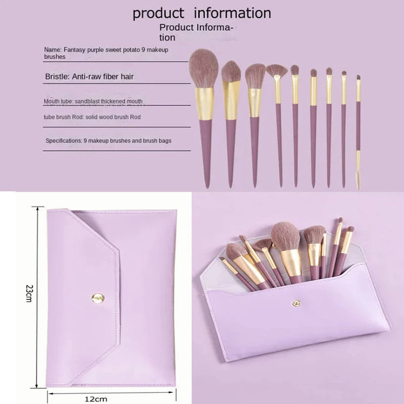Makeup Brush Set Concealer, Blush, Powder, Highlighter And Foundation Brushes Cosmetic Beauty Tools